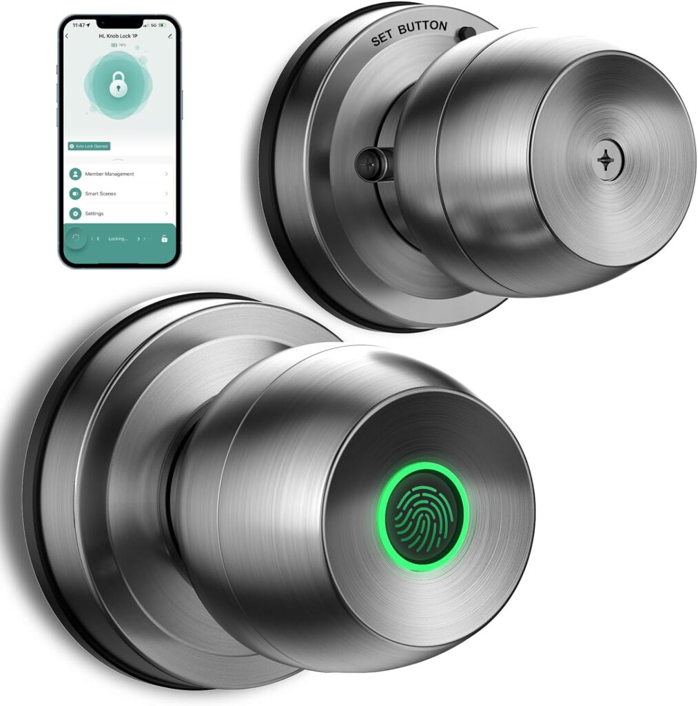 Fingerprint Door Lock Smart Door Knob